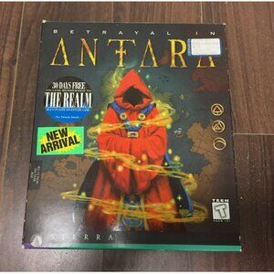 Betrayal In Antara Big Box PC For Win 95 / Win 3.1 With Extra Discs UNTESTED